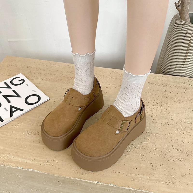 2024 Осень Новые Женские Повседневные Модные Спортивные Туфли на Толстой Подошве на Плоской Подошве для Бега Путешествий Лоферы Кроссовки на Платформе