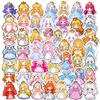 50 Cute Skirt Princess Stickers Creative DIY Children's Beautiful Princess Skirt Kindergarten Girl Stickers