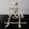 Скелет украшения на Хэллоуин 40 см Подвижные забавные реалистичные пластиковые скелеты для дома с привидениями кладбище сцены реквизит для вечеринки