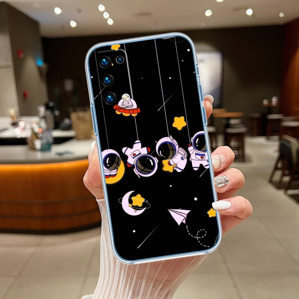Astronaut Space Moon Case for Motorola G10 G20 G04 E30 E40 E22 E20 E13 E15 G22 G23 G05 G75 G35 G55 E22S E7 G6 G7 G8 G9 Plus Power Play
