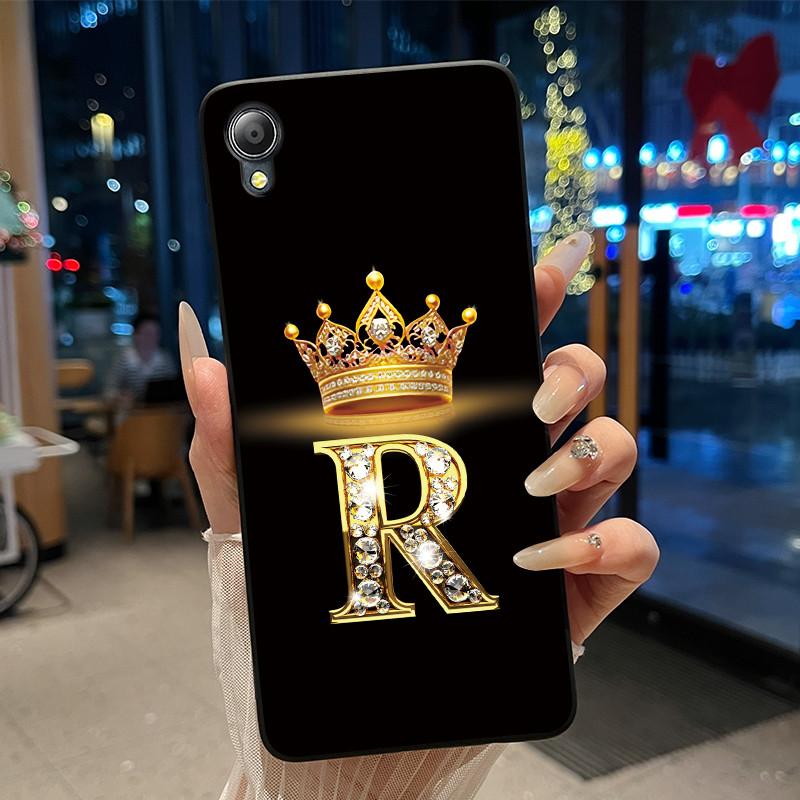 Cute New Design Crown Letter Shockproof Soft Phone Case For Asus ZenFone Live (L1) ZA550KL Bumper Silicone Black Case Cover
