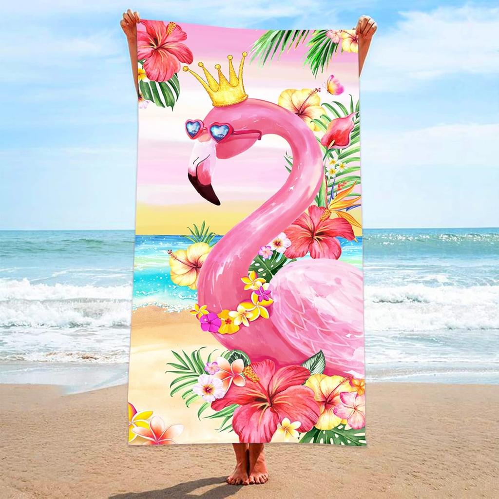 Bonsai Tree Seahorse Beach Towel,Blue Microfiber Bath Towel for Women,Sand Free Quick Dry Travel Towels Seahorse Gifts for Women