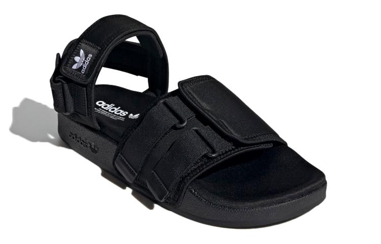 Сандалия Adilette Adidas Originals 'Черный Белый' GZ8409