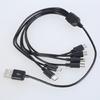 Эффективный USB-кабель для зарядки, шнур питания с разъемами USB 5Pin и Type C для одновременной зарядки шести устройств