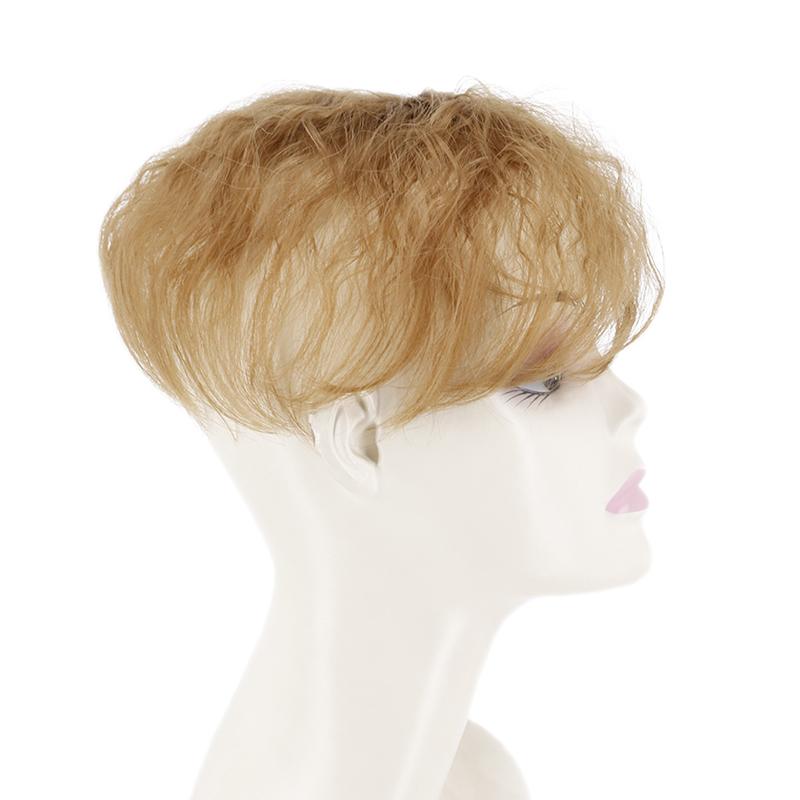 LISI HAIR Женские короткие вьющиеся волосы для наращивания волос из синтетического волокна, покрытие для седых волос и выпадения волос, натуральный черный, коричневый, светлый, для повседневного использования