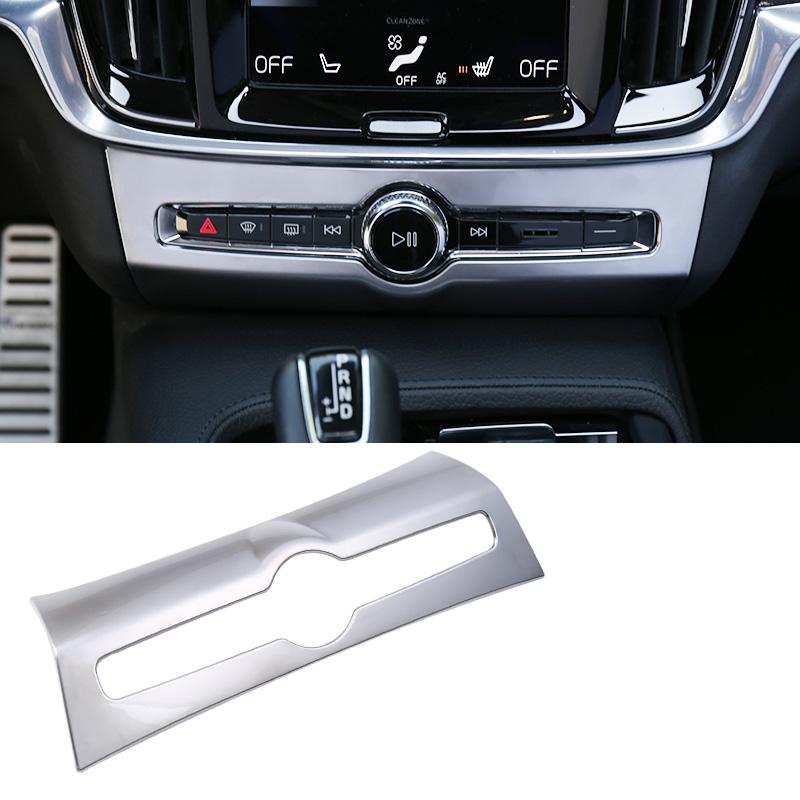 Автомобильная наклейка для Volvo xc60, панель регулировки звука, декоративные наклейки s90 v90 v90cc, пункт автомобиля