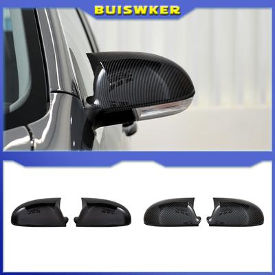 Черный для VW GOLF 5 V MK5 GTI Jetta Passat B5.5 B6 EOS Sharan Superb боковое крыло зеркала заднего вида, сменные крышки в виде ракушки