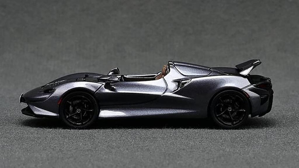 CM Модель Масштаб McLaren Elva Металлическо-серый Готовая модель 1/64 CM64-Elva-02