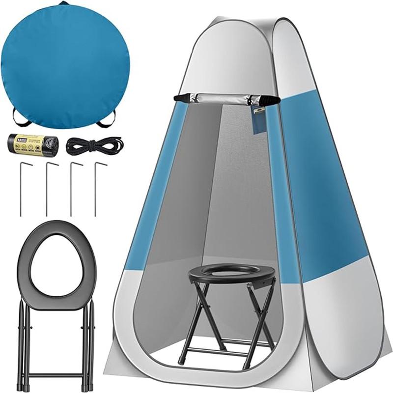 Складной стульчик для унитаза для ванной комнаты, переносной туалет для кемпинга, удобный складной туалет для путешествий на открытом воздухе, устанавливаемый в автомобиле