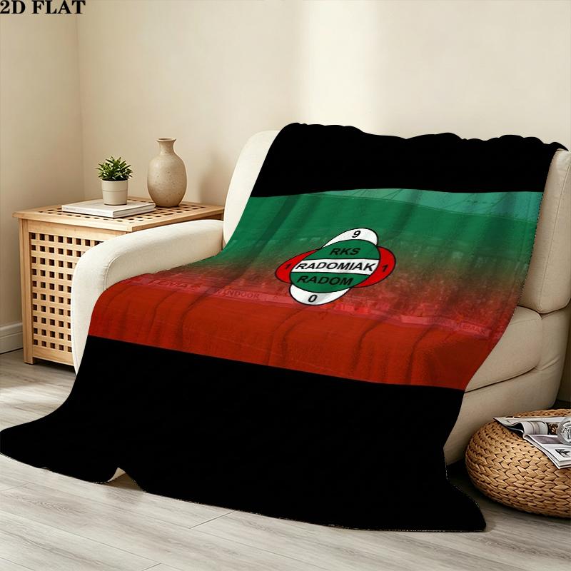 Radomiak Radom Print Flannel Blanket, High quality Comfortable for All Seasons, Home Decor, Warmth and Comfort, Perfect for Christmas Gifts