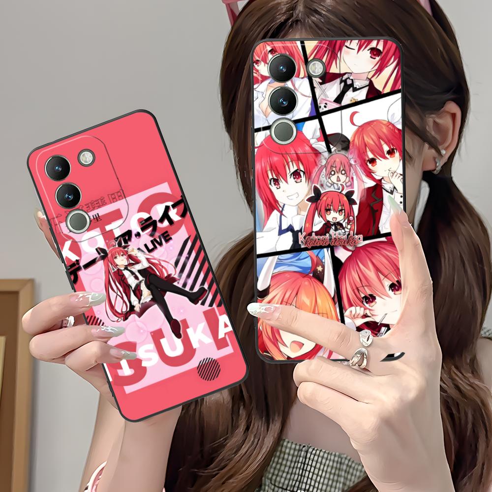 Чехол для мобильного телефона из ТПУ Date a Live Котори Ицука для VIVO V60 V50 V40 V30 V29 V27 V25 V23 Pro Lite 5G Цветной печатный чехол