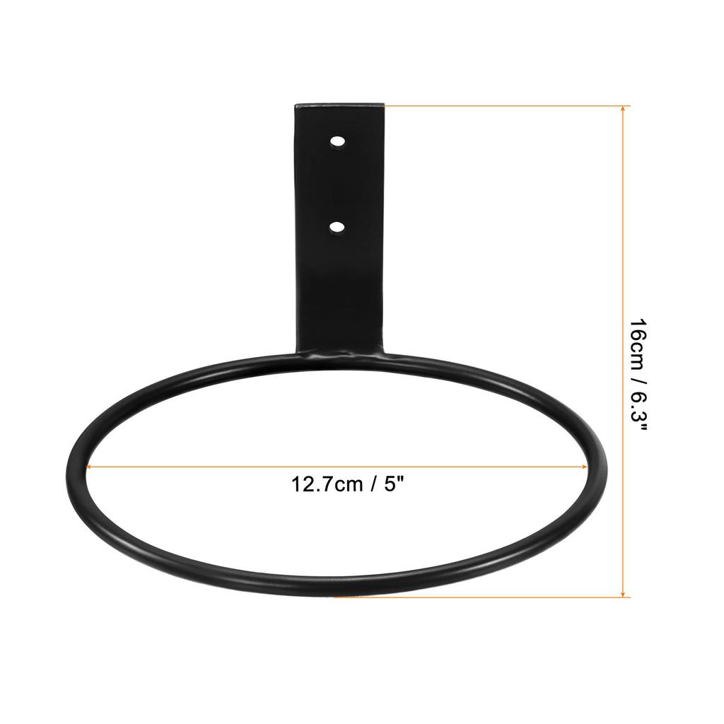 Современная железная настенная подставка для растений, элегантные цветочные горшки, кольца, вешалка для растений для внутреннего и наружного использования на балконе