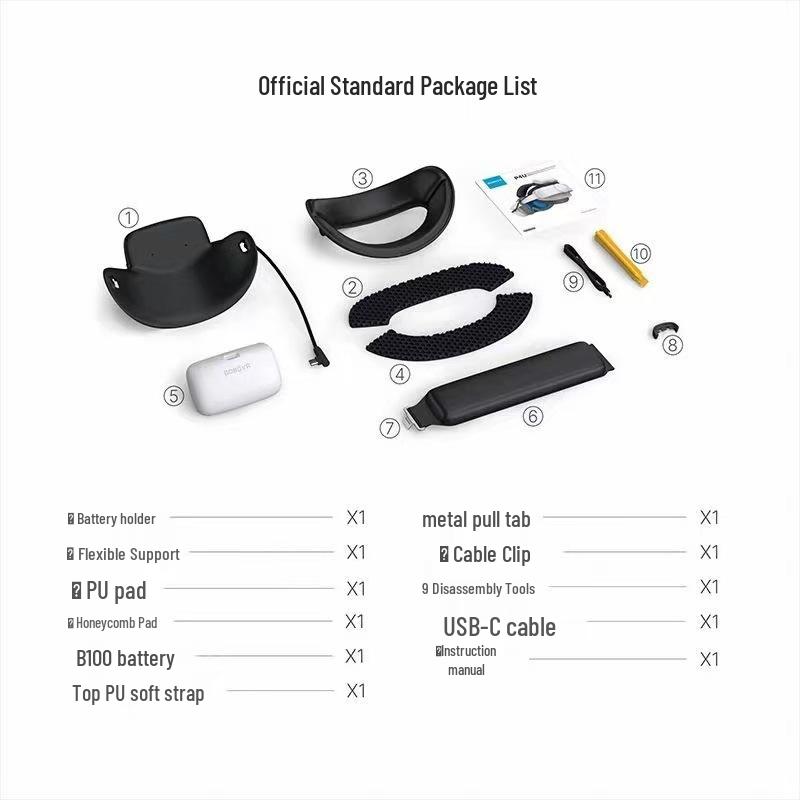 Магнитный ремешок-аккумулятор BOBOVR P4u для PICO 4 - Ультра-аксессуар Power Bank