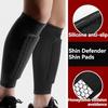 1Pc/2Pcs Soccer Shin Guards Calf Compression Sleeves with Honeycomb Pads Shin Splint Supports for Adults Kids