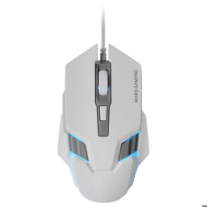 Souris Gaming - Mars Gaming - MM024 - RGB Flow - 4000 DPI - Switchs Mécaniques Huano