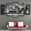 Modular Pictures HD Print Canvas Oil Painting Wall Art 5 Panel Old Car Repairing Landscape Poster Living Room Decor