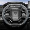 DHLWY1 Подходит для Peugeot Дышащие Отверстия Кожаный Чехол на Руль Сегментированный Дизайн Быстрого Снятия Нескользящий Прочный 206 208 3008 308 207 307