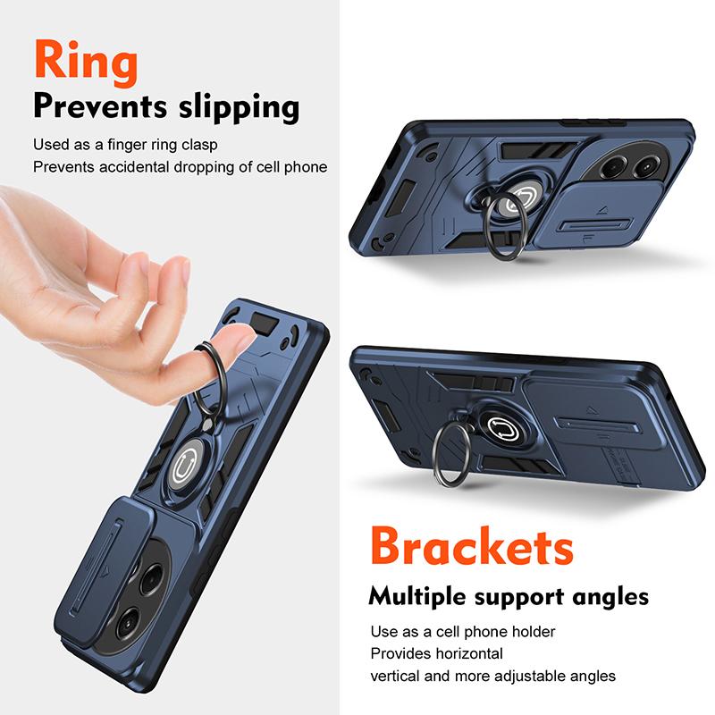Car Magnetic Armor Shockproof Bumper Case For Tecno Spark GO 2025 GO1 Spark 20 20C 30 Pro Slide Lens Protector Hard Cover Capa