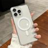 Чехол Magsafe для Apple iPhone 15 14 13 12 11 Pro Max 14 15 Plus 15, противоударный чехол с беспроводной зарядкой, магнитный ациловый прозрачный чехол из ТПУ