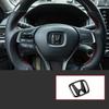 ABS Carbon Fiber Car Front Grille Sticker Rear Trunk Steering Wheel Emblem for Honda Logo Accord 10th 2020 2019 2018 Accessories RH6