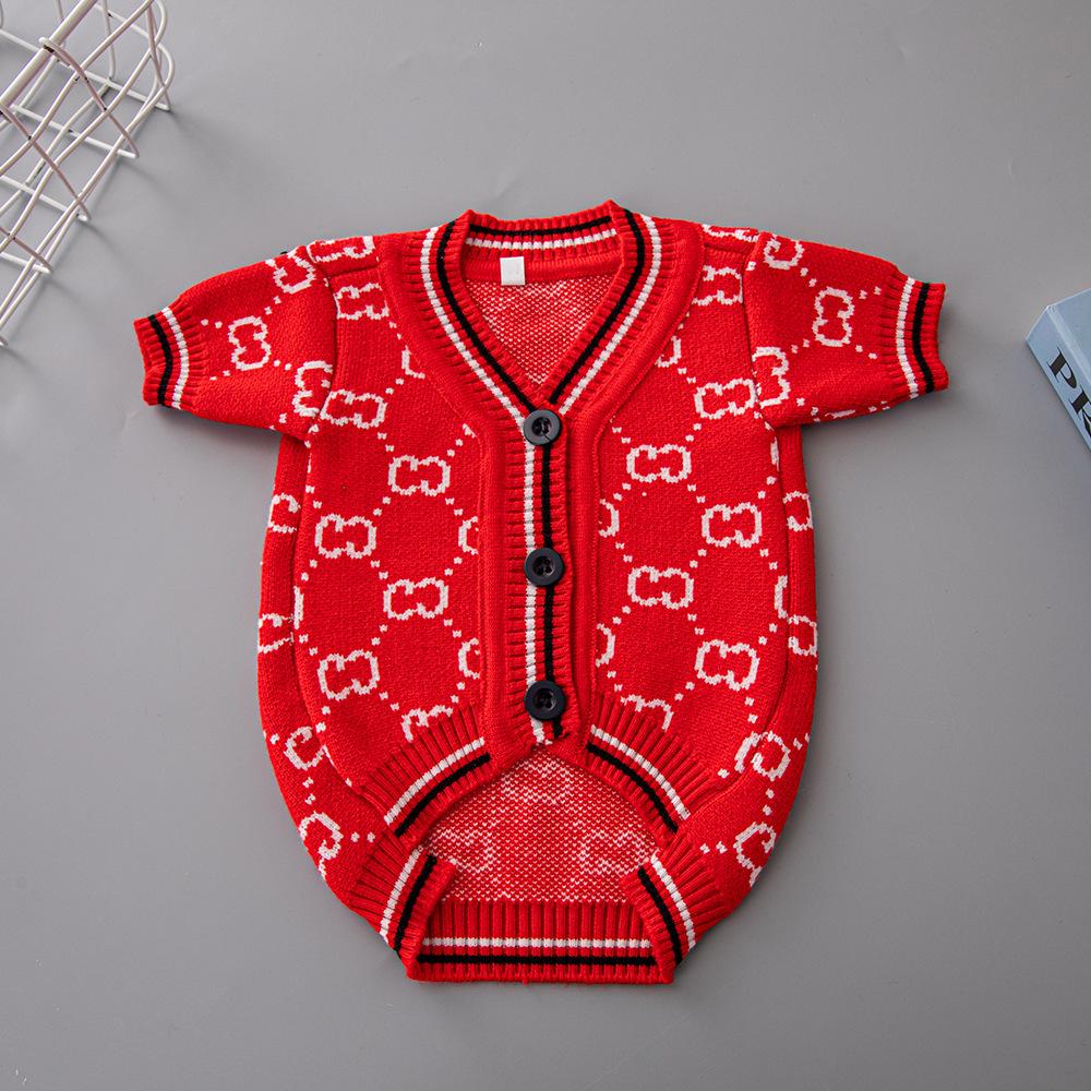 Модный кардиган, свитер для домашних животных, одежда для собак корги Ченери, осенне-зимний теплый модный свитер для собак