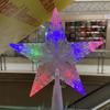 LED Light Up Christmas Tree Star Topper Xmas Tree Ornaments Lamp 2025 New Year Decorations For Home Navidad Natal Noel 2024