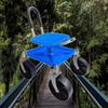Taburete Ergonómico con Ruedas Universales Altura Ajustable Rodillas Asiento de Trabajo para Silla de Jardín Rodillera Tareas de Jardinería