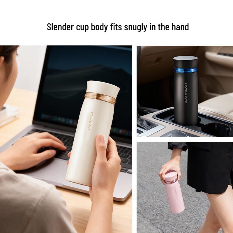 LOCK&LOCK LHC4131 Fit Lightweight Insulated Tumbler 450ml