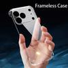 Высокопрозрачный безрамочный жесткий чехол из поликарбоната для iPhone 17 Pro Air 16e 15 14 13 12 16 Pro Max 11 Ультратонкий кристально чистый чехол для телефона