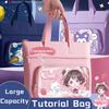 Astronaut/Capybara/Panda/Sweet Girl Tutorial Bag Canvas Art Storage Bag Learning Supplies