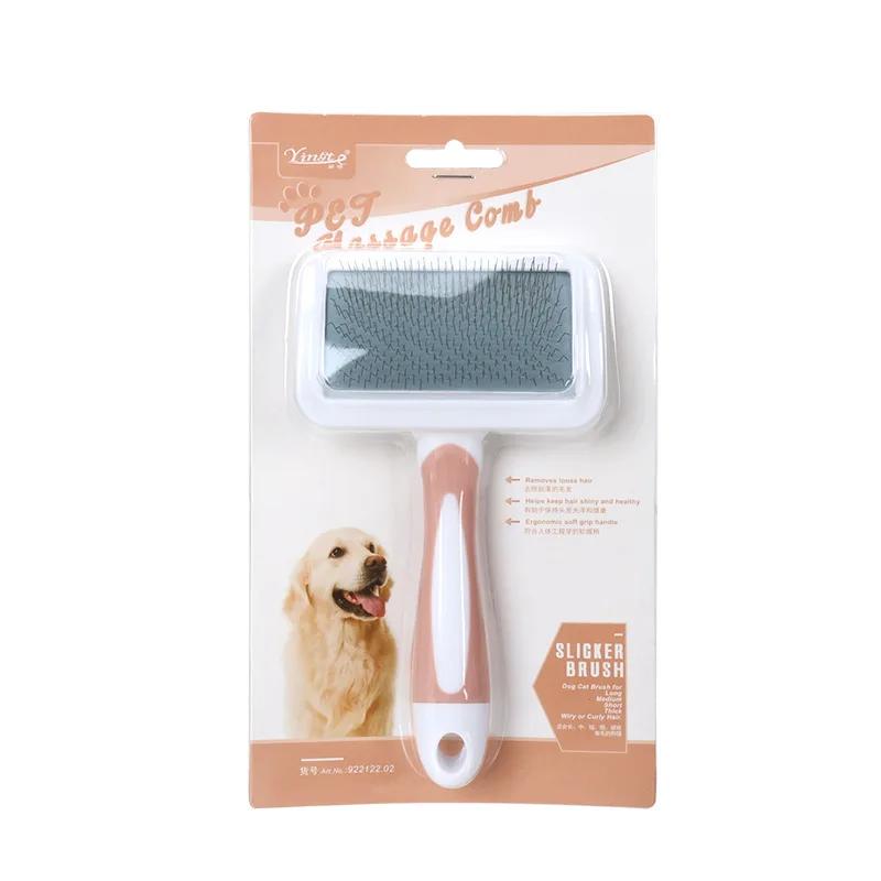 Stainless Steel Pet Slicker Brush for Dogs Cats Long Hair Deshedding Comb Grooming Tool