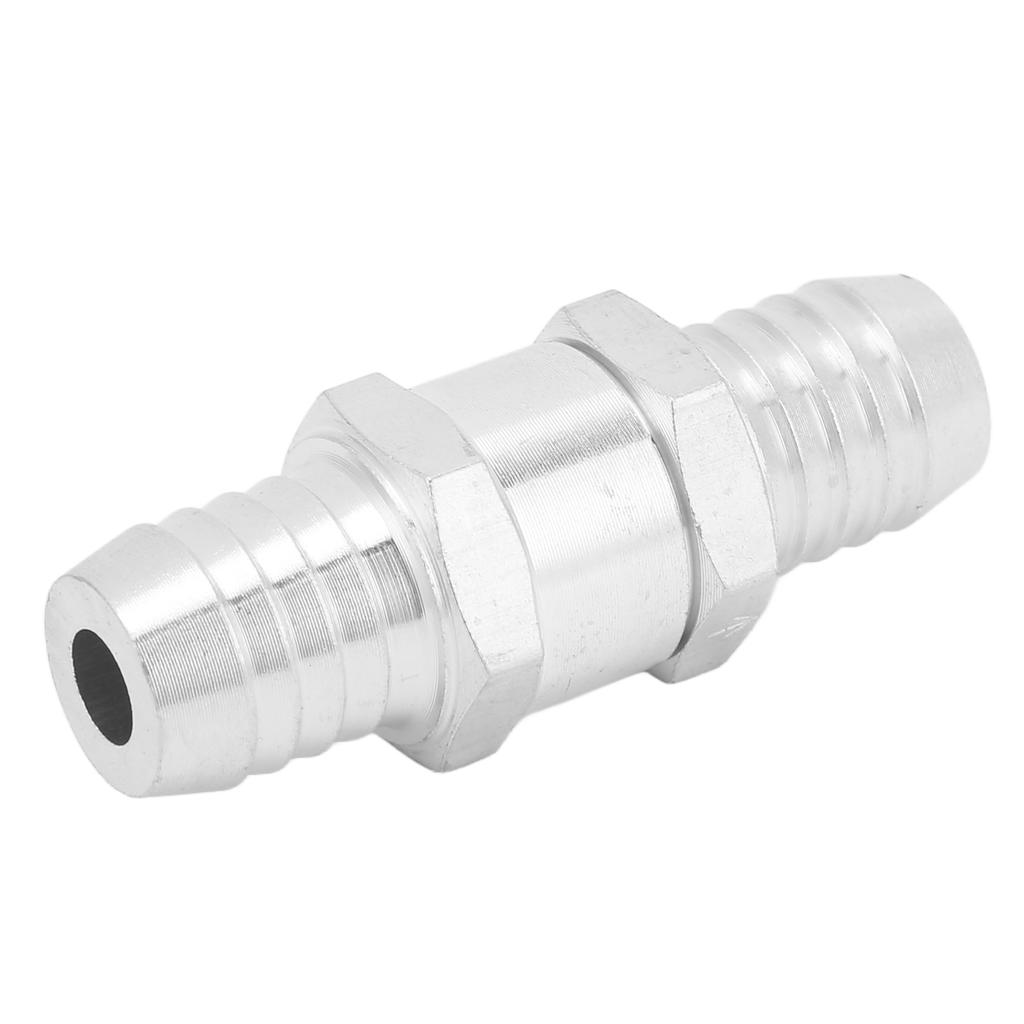 Non Return One Way Check Valve Aluminum Alloy Universal for Fuel Gasoline Oil Petrol Diesel