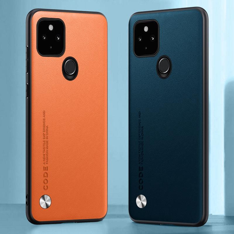 Роскошный чехол из искусственной кожи для Google Pixel 5A 5G, задняя крышка, матовый силиконовый противоударный защитный чехол для телефона Google Pixel5A 5G