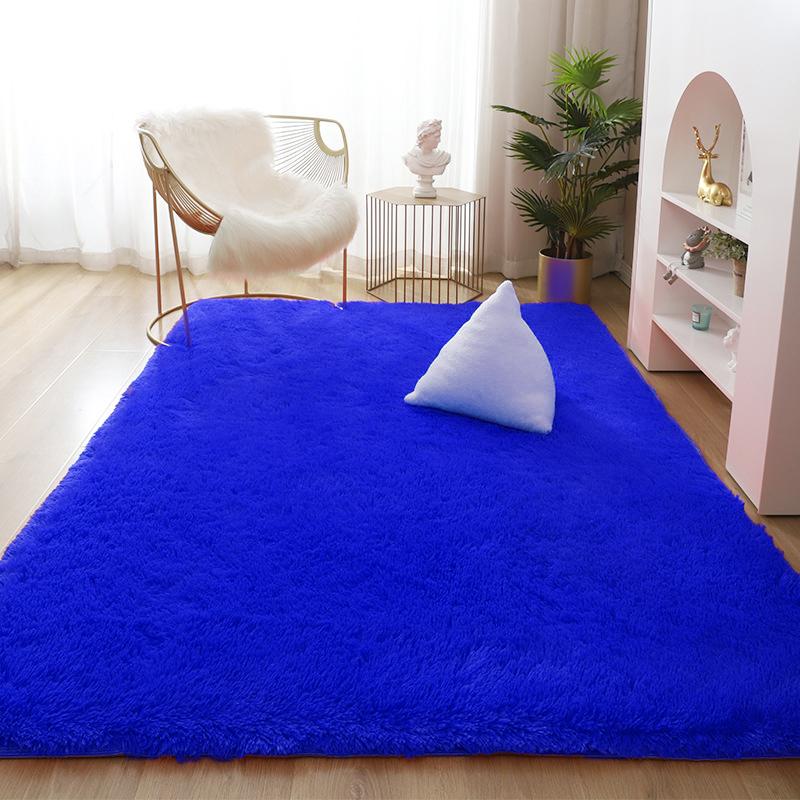 Мягкий пушистый ковер, розовый, желтый, белый, разноцветный ковер, украшение для спальни, большой ковер для девочек, плюшевый коврик для гостиной, лохматый