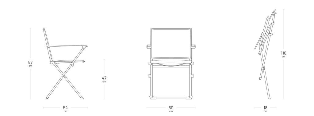 Lafuma Chair ANYTIME FAUT Chair Mistral LFM2640 9716 Сделано во Франции Уличное 5-летняя гарантия Складное