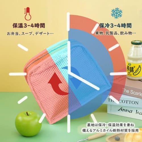 Senteria Lunch Bag, Cute Insulated Lunch Bag with Floral Print, Large Capacity, Insulated, Lightweight, for Women and Kids, Large Capacity, Stylish Ha