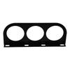 Black 52mm/2 In 3 Hole Gauge Mount Holder, Triple Instrument Panel Shell, Car Dashboard Meter Metal Holder for Car, Voltmeter,
