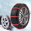 10pcs Car Anti-skid Chain - Winter Snow and Muddy Road Track Tire Anti-skid Chain, Rolling Belt, Universal Car Type