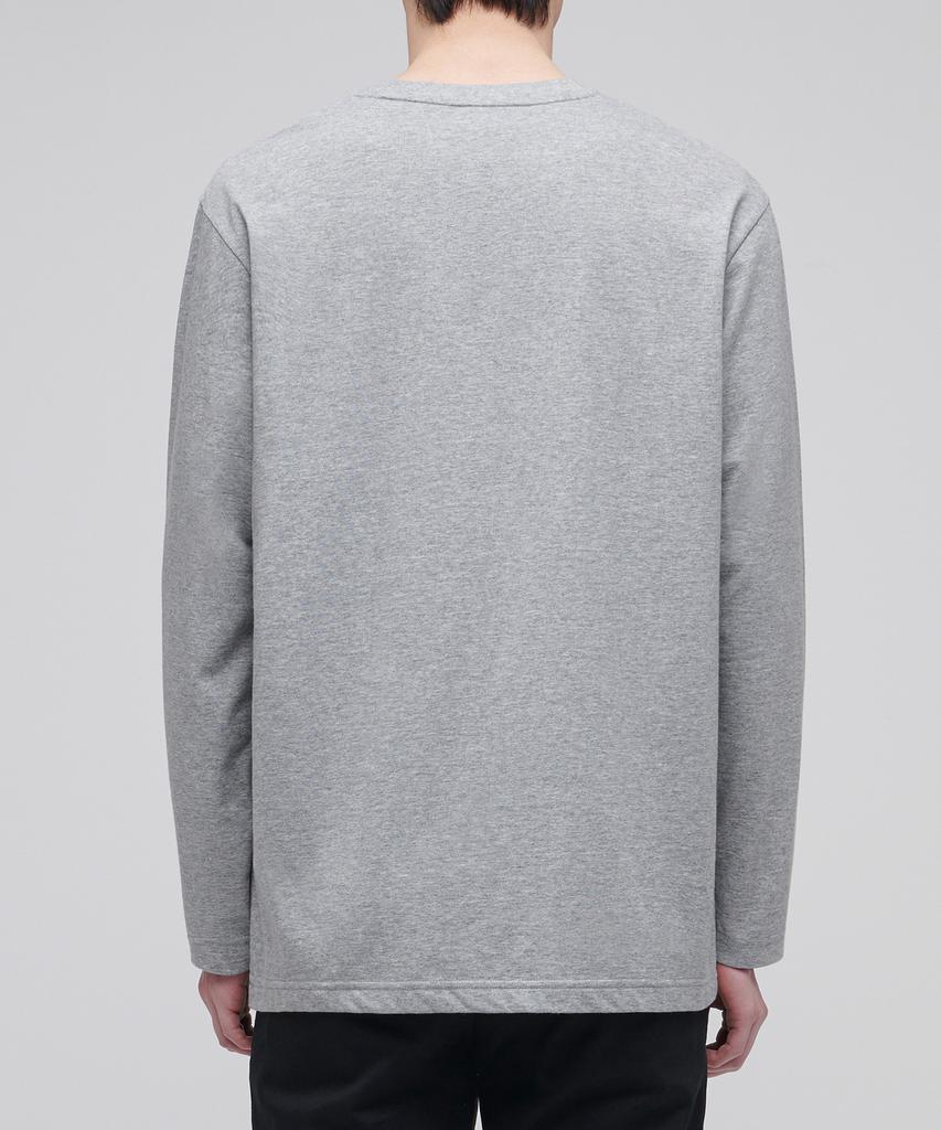 MUSINSA STANDARD [Cooltandard] Crew Neck Long Sleeve T-Shirt [Medium Gray]