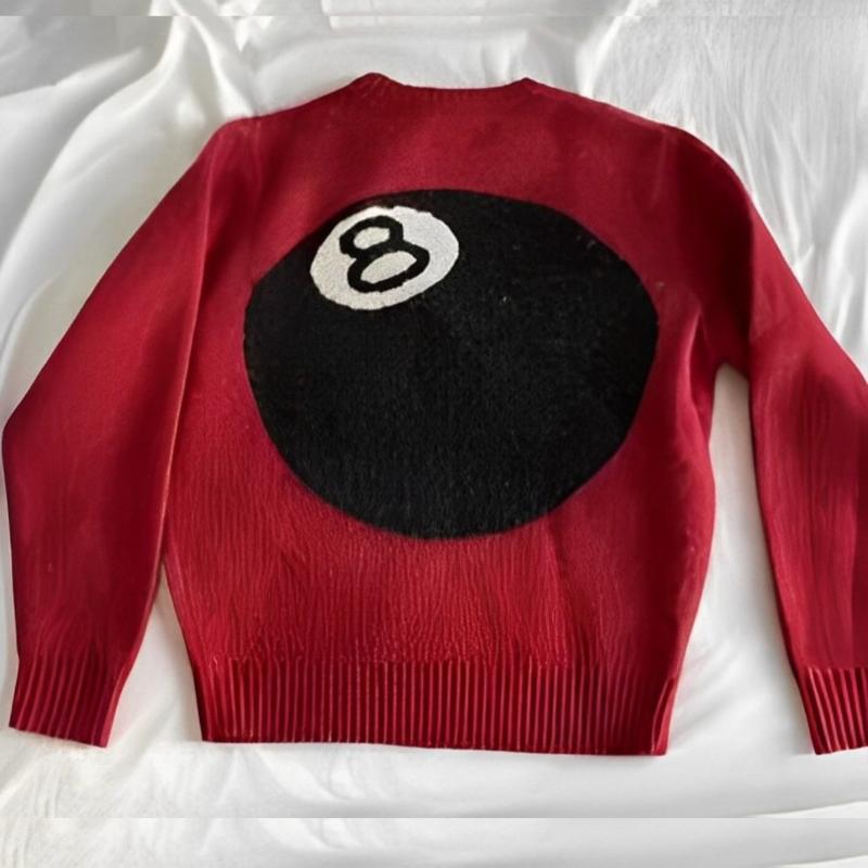 Новый зимний большой вязаный свободный свитер в стиле хип-хоп High Street