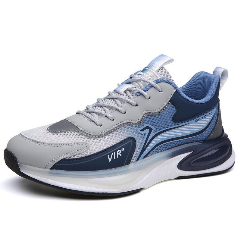 Мужская обувь 2025 новая летняя сетчатая молодежная дышащая модная легкая трендовая повседневная обувь 2025