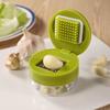 Garlic Press Stainless Steel Manual Mincer Slicer Grater Compact Garlic Chopper Kitchen Gadget for Home Restaurant