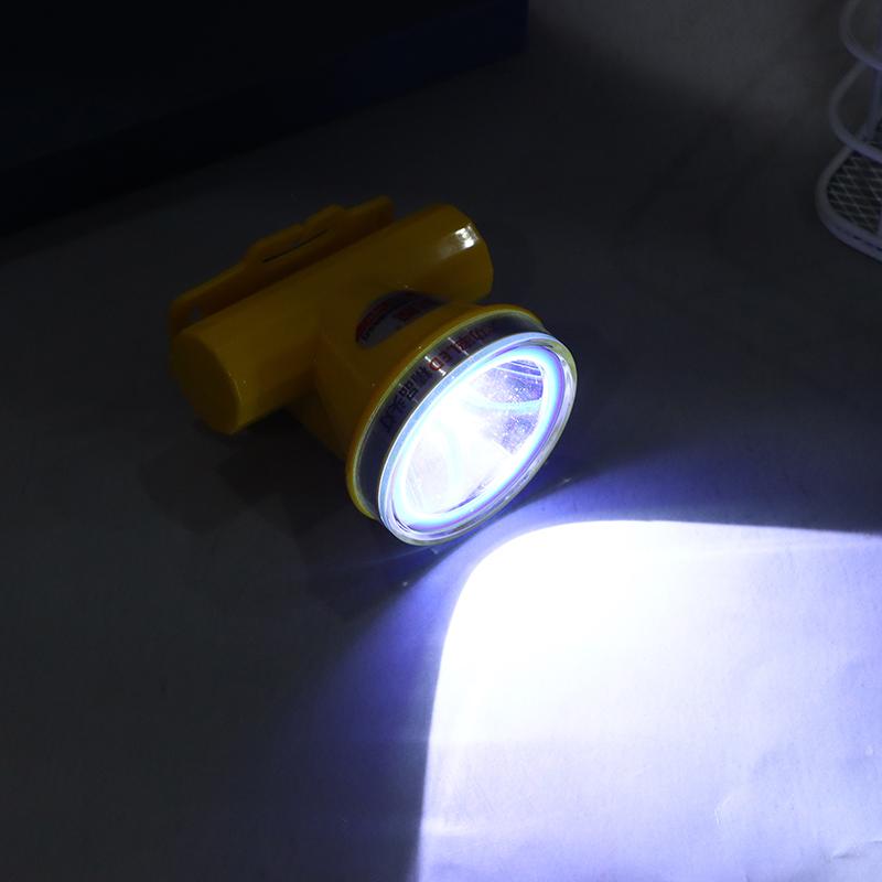 Налобный светодиодный водонепроницаемый фонарь желтого света для улицы, легкий, с сильным светом, фонарик-лампа, перезаряжаемый, для кемпинга
