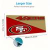 SF 49ers Color Mouse Pad Large Gaming Table Cushion Non-slip Laptop Tablet Big Mousepad XXL Mat Mini PC Playmat With Lock edge