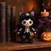Kids And Adult Craft Kit Skeleton Witch Patchwork Kit, Gothic Girl Doll DIY Home Leisure Sewing Project Halloween for Adults Teens Handmade
