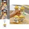 Straw Hat Dog Plush Keychain With Cute 3d Design For Bag Decor