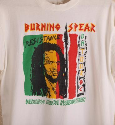 Редкая Коллекция Подарков для Фанатов Группы Burning Spear Футболка Унисекс