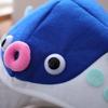 Мягкая игрушка Плюшевая шапка Мультяшная рыба-фугу Кепка с ушками Хэллоуин Косплей Головной убор