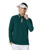 TaylorMade TM Basic Long Sleeve Polo Shirt, Green, Size M, Men's, 2024FW, UN340