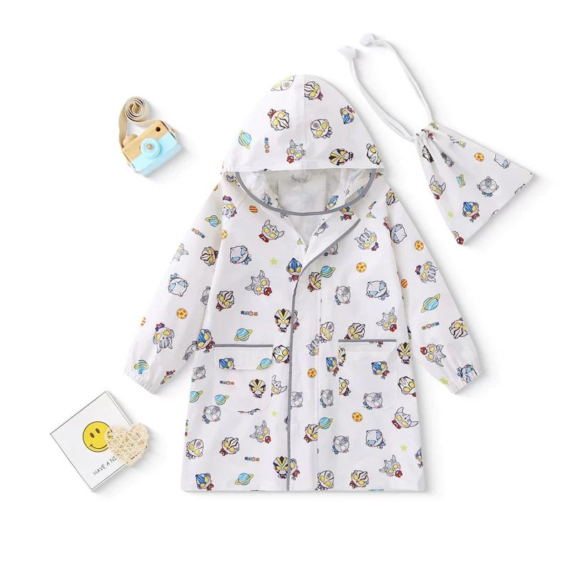 2026 New High-End Children's Raincoat for Boys and Girls, Long Style for Primary School Students, Heavy Rain Protection, Lightweight Kuromi